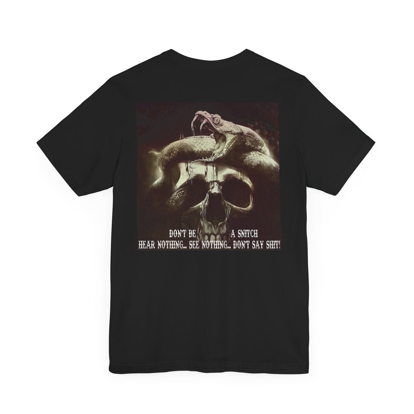 'Don't Be a Snitch' Unisex Jersey Tee