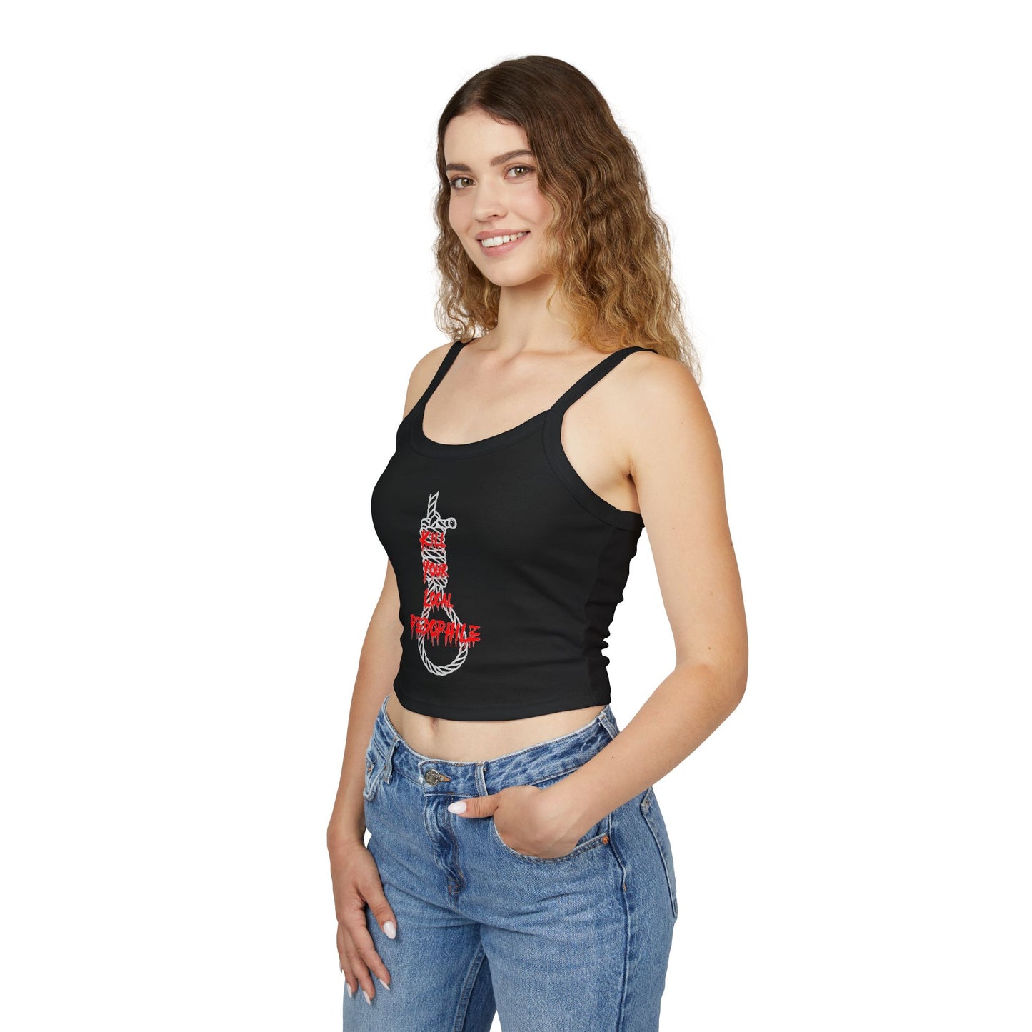 Shoot your local pedophile women’s tank top