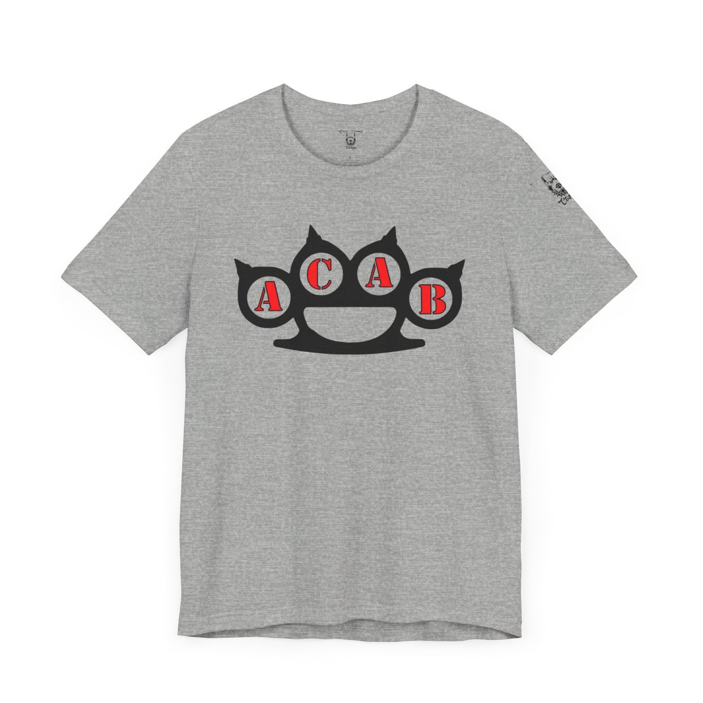 ACAB Unisex Jersey Short Sleeve Tee – Streetwear Graphic Tee for Rebel Spirits