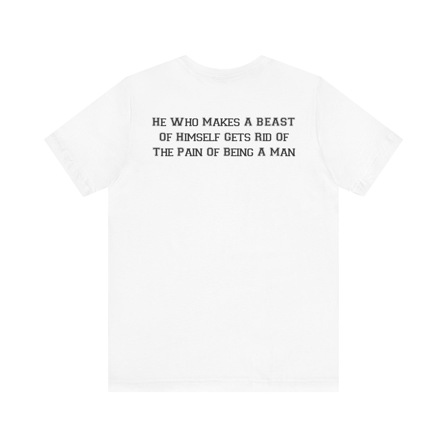Beast T-Shirt - Unisex Jersey Tee with Motivational Quote, Perfect for Gifting, Self-Care, or Everyday Wear