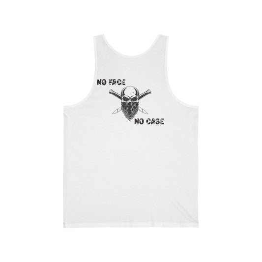 'No Face No Case' Skull Graphic | Casual Wear for Summer & Festivals