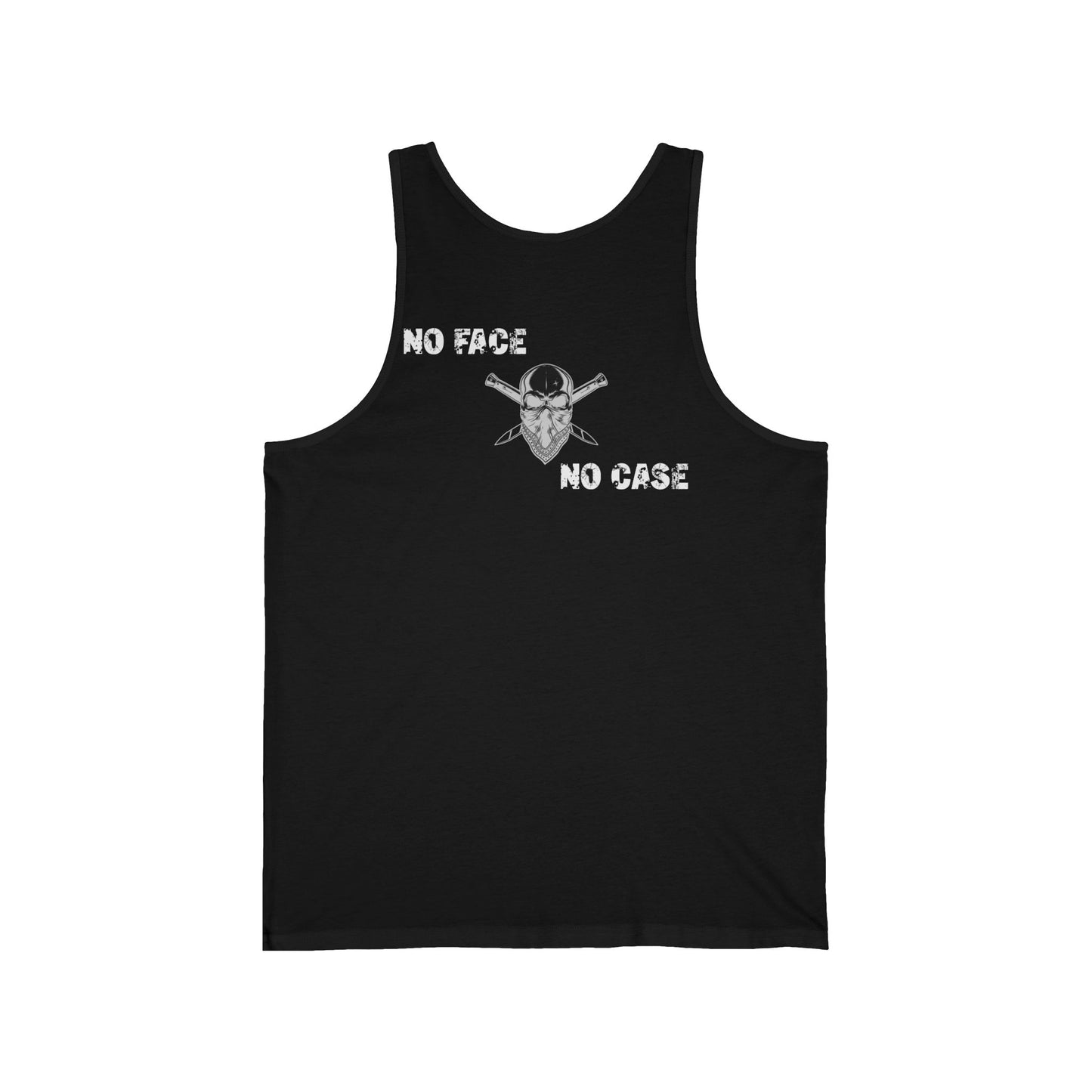'No Face No Case' Skull Graphic | Casual Wear for Summer & Festivals