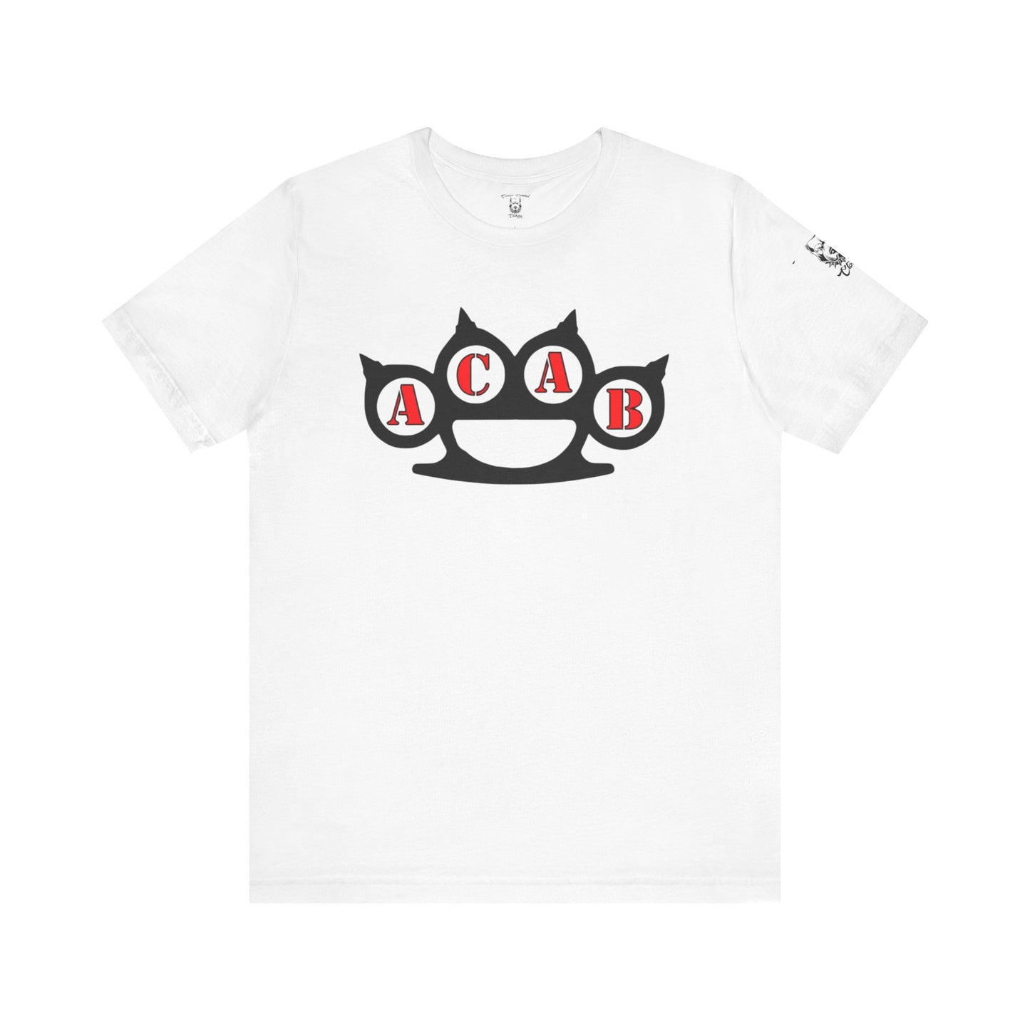 ACAB Unisex Jersey Short Sleeve Tee – Streetwear Graphic Tee for Rebel Spirits