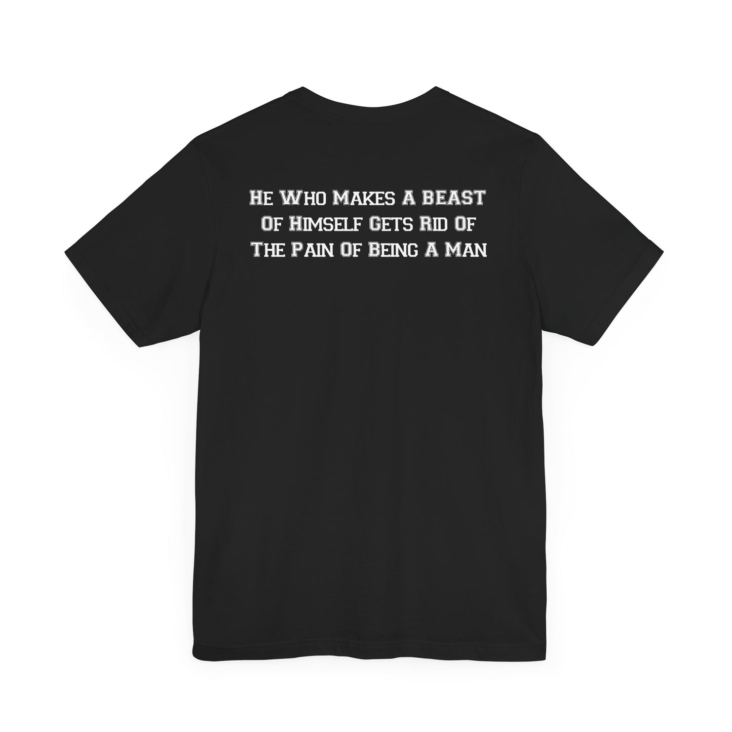 Beast T-Shirt - Unisex Jersey Tee with Motivational Quote, Perfect for Gifting, Self-Care, or Everyday Wear