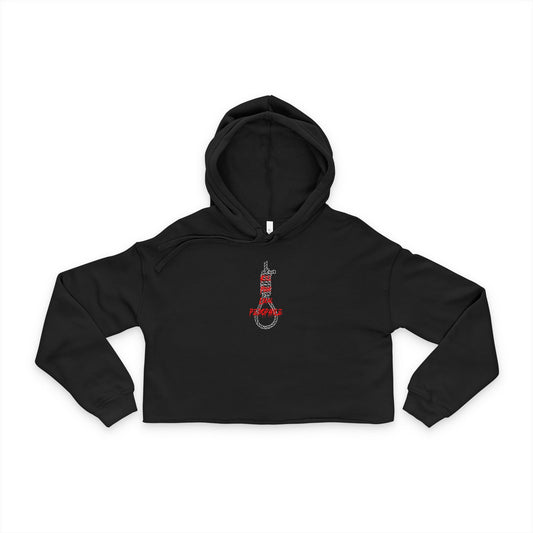 Kill your local pedophile cropped hoodie