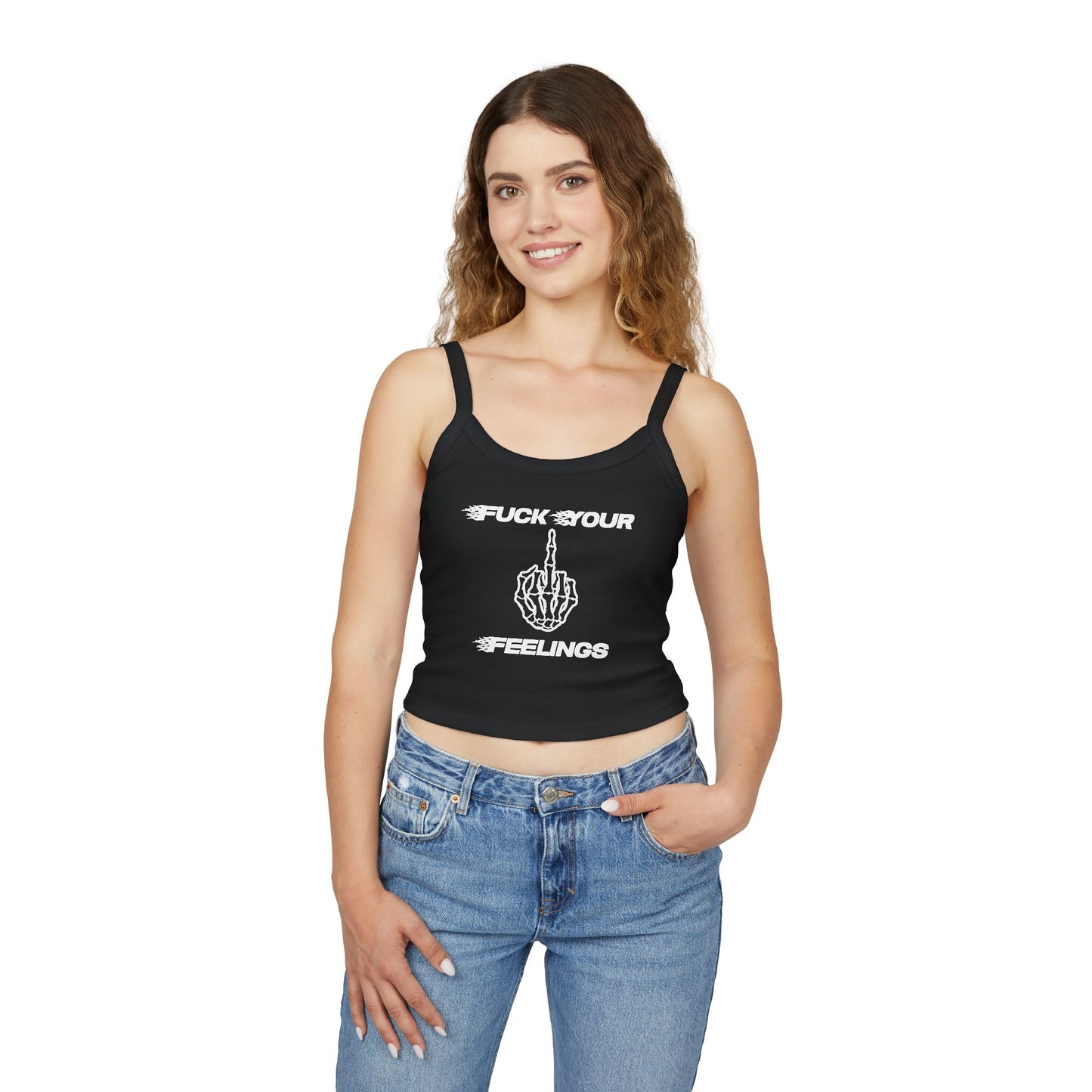 Fuck your feelings women’s tank top