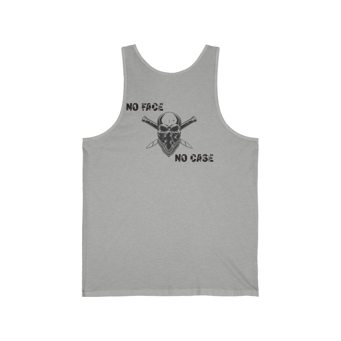 'No Face No Case' Skull Graphic | Casual Wear for Summer & Festivals