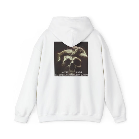 Don't Be a Snitch, Skull Design, Casual Streetwear, Gift for Him/Her, Fall Fashion