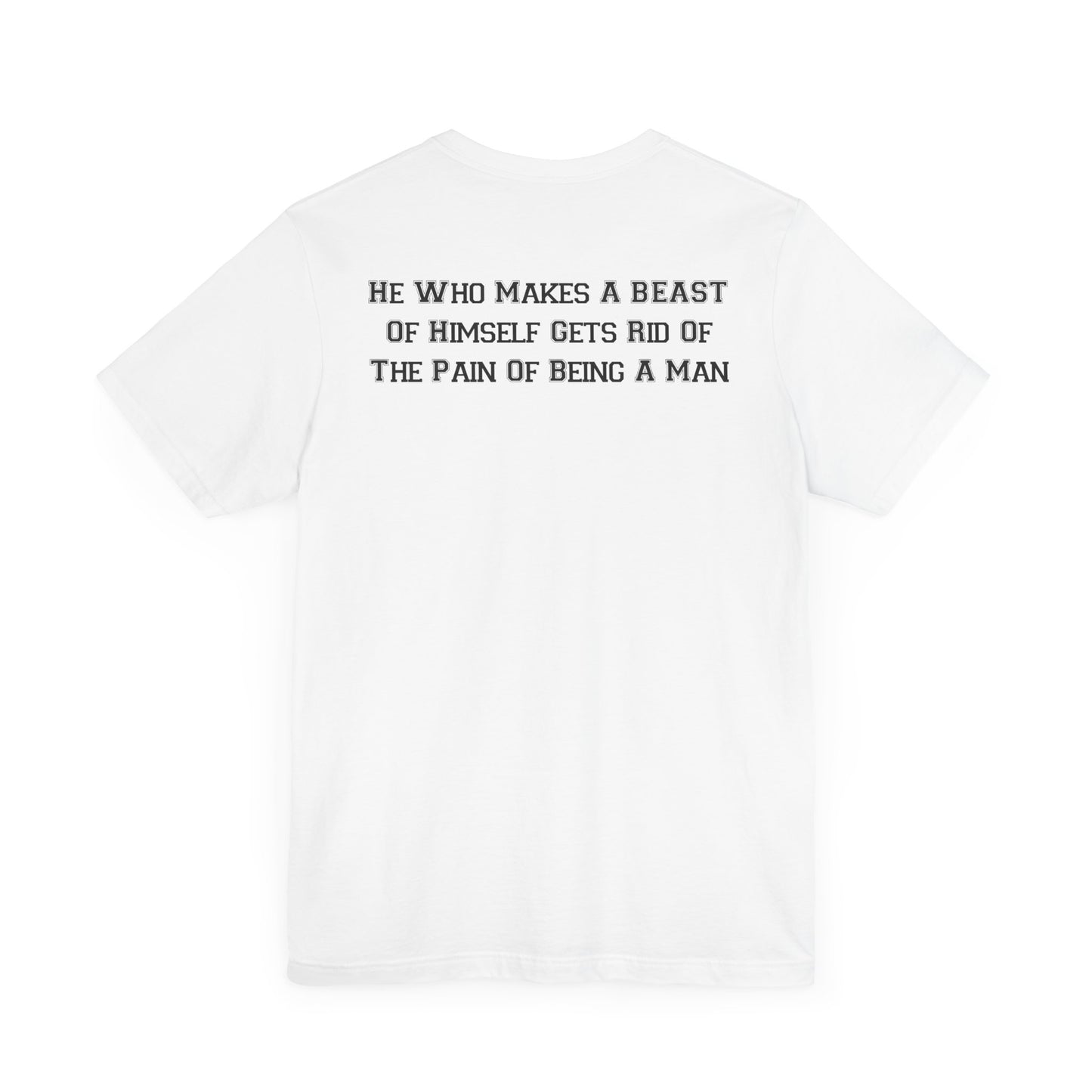 Beast T-Shirt - Unisex Jersey Tee with Motivational Quote, Perfect for Gifting, Self-Care, or Everyday Wear