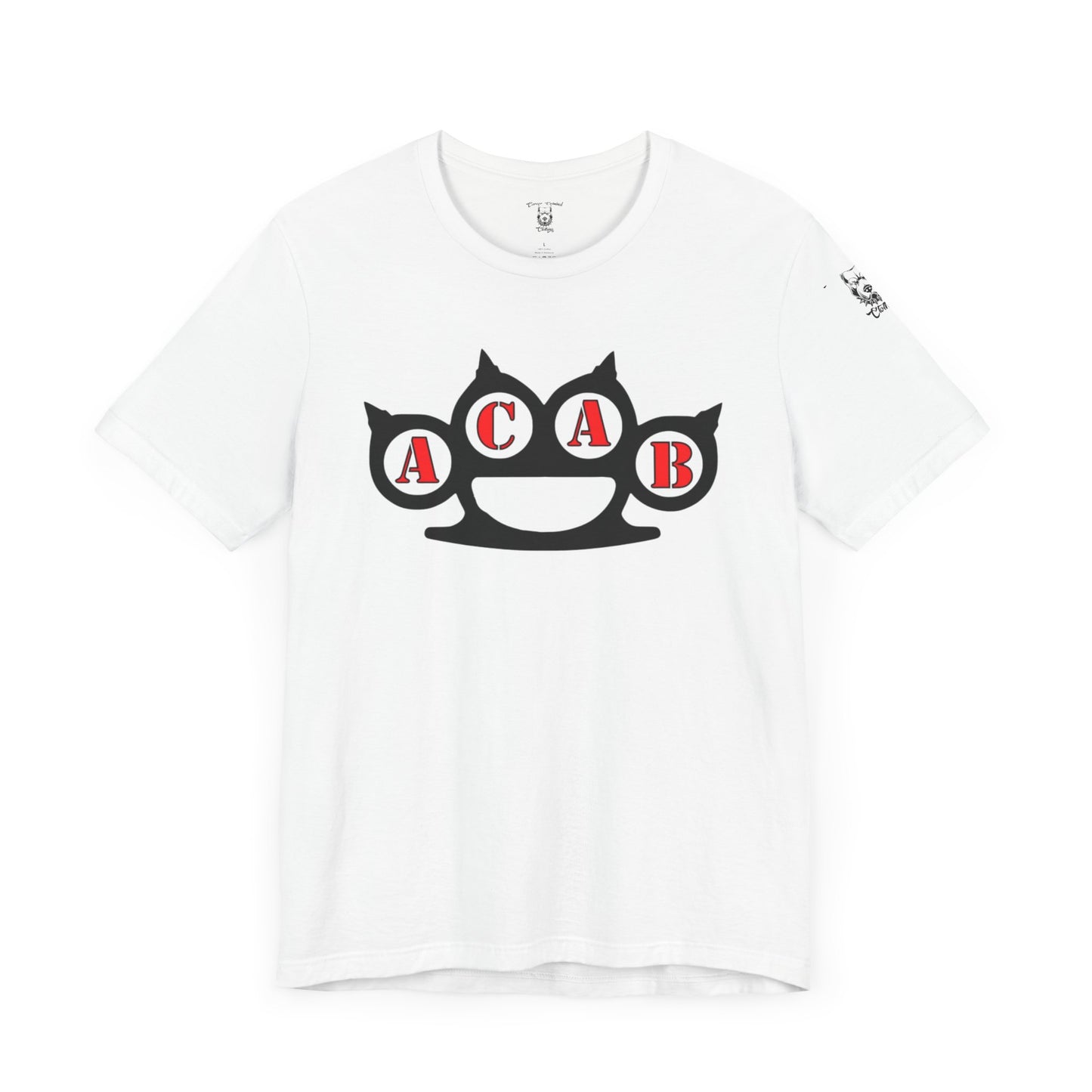 ACAB Unisex Jersey Short Sleeve Tee – Streetwear Graphic Tee for Rebel Spirits