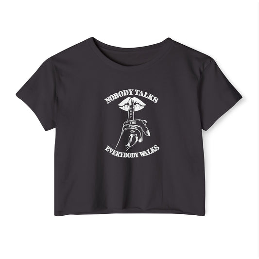 Crop Top — 'Nobody Talks, Everybody Walks' Festival Graphic