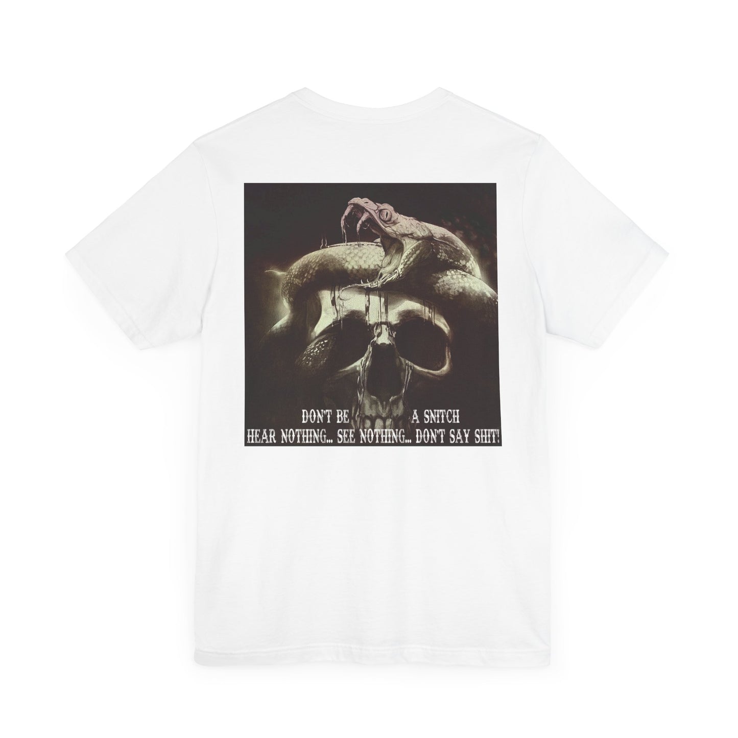 'Don't Be a Snitch' Unisex Jersey Tee