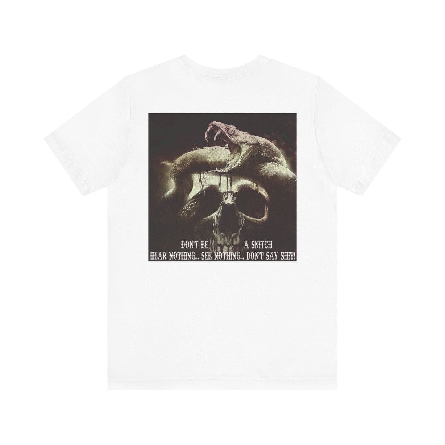 'Don't Be a Snitch' Unisex Jersey Tee