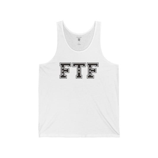 FTF Unisex Jersey Tank Top - Casual Athletic Wear for Everyday Comfort