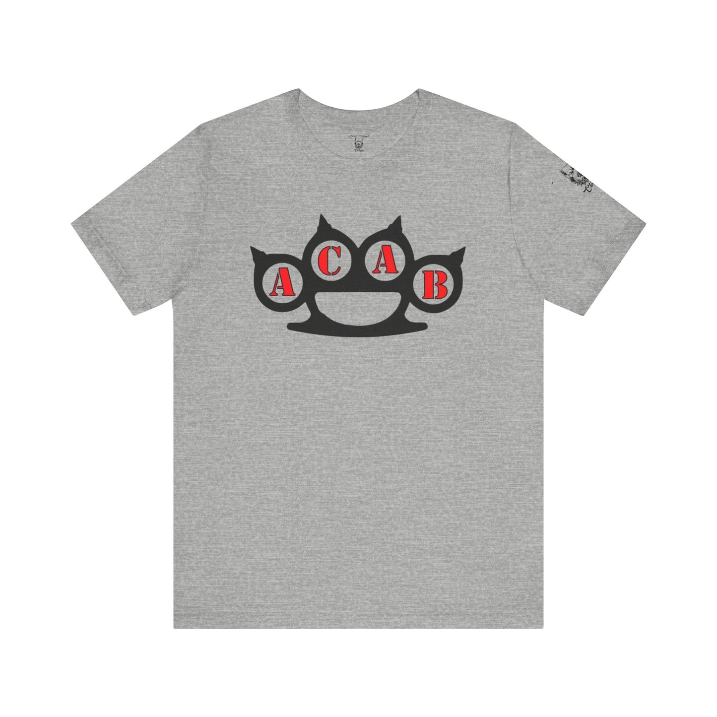 ACAB Unisex Jersey Short Sleeve Tee – Streetwear Graphic Tee for Rebel Spirits