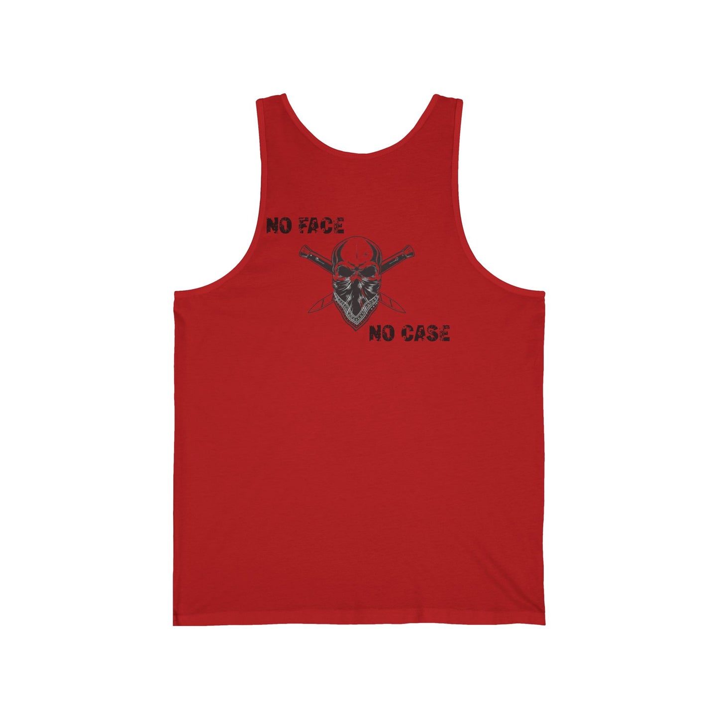 'No Face No Case' Skull Graphic | Casual Wear for Summer & Festivals